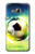 W3844 Ballon de football de football rougeoyant Etui Coque Housse et Flip Housse Cuir pour Samsung Galaxy J3 (2016)