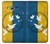 W3857 Colombe de la paix drapeau ukrainien Etui Coque Housse et Flip Housse Cuir pour Samsung Galaxy J3 (2016)