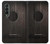 W3834 Guitare noire Old Woods Etui Coque Housse et Flip Housse pour Samsung Galaxy Z Fold 3 5G