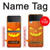W3828 Citrouille d'Halloween Etui Coque Housse et Flip Housse pour Samsung Galaxy Z Flip 3 5G