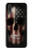 W3850 Crâne de drapeau américain Etui Coque Housse et Flip Housse Cuir pour Huawei P20