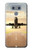 W3837 Avion Décollage Sunrise Etui Coque Housse et Flip Housse Cuir pour LG G6