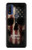W3850 Crâne de drapeau américain Etui Coque Housse et Flip Housse Cuir pour Motorola G Pure