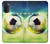 W3844 Ballon de football de football rougeoyant Etui Coque Housse et Flip Housse Cuir pour Motorola Moto G71 5G