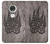 W3832 Patte d'ours nordique viking Berserkers Rock Etui Coque Housse et Flip Housse Cuir pour Motorola Moto G7, Moto G7 Plus