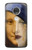 W3853 La Joconde Gustav Klimt Vermeer Etui Coque Housse et Flip Housse Cuir pour Motorola Moto G7, Moto G7 Plus