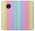 W3849 Couleurs verticales colorées Etui Coque Housse et Flip Housse Cuir pour Motorola Moto G6