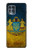 W3858 Drapeau de l'Ukraine Etui Coque Housse et Flip Housse Cuir pour Motorola Edge S