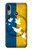 W3857 Colombe de la paix drapeau ukrainien Etui Coque Housse et Flip Housse Cuir pour Motorola Moto E6 Plus, Moto E6s