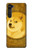 W3826 Dogecoin Shiba Etui Coque Housse et Flip Housse Cuir pour Motorola Edge