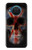 W3848 Crâne de drapeau du Royaume-Uni Etui Coque Housse et Flip Housse Cuir pour Nokia X20