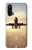 W3837 Avion Décollage Sunrise Etui Coque Housse et Flip Housse Cuir pour OnePlus Nord CE 5G