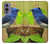 W3839 Oiseau bleu du bonheur Oiseau bleu Etui Coque Housse et Flip Housse Cuir pour OnePlus 9