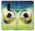 W3844 Ballon de football de football rougeoyant Etui Coque Housse et Flip Housse Cuir pour OnePlus 6