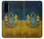 W3858 Drapeau de l'Ukraine Etui Coque Housse et Flip Housse Cuir pour Sony Xperia 5 III