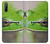 W3845 Grenouille verte Etui Coque Housse et Flip Housse Cuir pour Sony Xperia L4