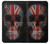 W3848 Crâne de drapeau du Royaume-Uni Etui Coque Housse et Flip Housse Cuir pour Sony Xperia XA1