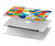 W3391 Art abstrait carreaux de mosaïque graphique Etui Coque Housse pour MacBook Pro 16 M1,M2 (2021,2023) - A2485, A2780