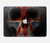 W3848 Crâne de drapeau du Royaume-Uni Etui Coque Housse pour MacBook Pro 16 M1,M2 (2021,2023) - A2485, A2780