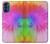 W2488 Tie Dye Couleur Etui Coque Housse et Flip Housse Cuir pour Motorola Moto G41