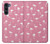 W2858 Motif Flamant rose Etui Coque Housse et Flip Housse Cuir pour Motorola Moto G200 5G