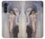 W3353 Gustav Klimt Allégorie de la sculpture Etui Coque Housse et Flip Housse Cuir pour Motorola Moto G200 5G