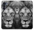 W3372 Lion Visage Etui Coque Housse et Flip Housse Cuir pour Motorola Moto G200 5G