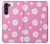 W3500 Motif floral rose Etui Coque Housse et Flip Housse Cuir pour Motorola Moto G200 5G