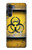 W3669 Graphique du réservoir de danger biologique Etui Coque Housse et Flip Housse Cuir pour Motorola Moto G200 5G