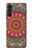 W3694 Modèle d'art hippie Etui Coque Housse et Flip Housse Cuir pour Motorola Moto G200 5G