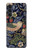 W3791 William Morris Strawberry Thief Fabric Etui Coque Housse et Flip Housse Cuir pour Motorola Moto G200 5G