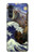 W3851 Monde de l'art Van Gogh Hokusai Da Vinci Etui Coque Housse et Flip Housse Cuir pour Motorola Moto G200 5G