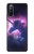 W3538 Licorne Galaxie Etui Coque Housse et Flip Housse Cuir pour Sony Xperia 10 III Lite