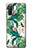 W3697 Oiseaux de la vie des feuilles Etui Coque Housse et Flip Housse Cuir pour Sony Xperia 10 III Lite