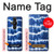 W3671 Tie Dye bleu Etui Coque Housse et Flip Housse Cuir pour Sony Xperia Pro-I