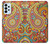 W3402 Floral Paisley Seamless Etui Coque Housse et Flip Housse Cuir pour Samsung Galaxy A23