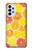 W3408 citron Etui Coque Housse et Flip Housse Cuir pour Samsung Galaxy A23