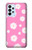 W3500 Motif floral rose Etui Coque Housse et Flip Housse Cuir pour Samsung Galaxy A23