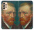 W3335 Vincent Van Gogh Autoportrait Etui Coque Housse et Flip Housse Cuir pour Samsung Galaxy A33 5G