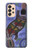 W3387 Platypus Art aborigène d'Australie Etui Coque Housse et Flip Housse Cuir pour Samsung Galaxy A33 5G