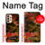 W3393 Camouflage sang Splatter Etui Coque Housse et Flip Housse Cuir pour Samsung Galaxy A33 5G