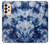 W3439 Tissu Indigo Tie Dye Etui Coque Housse et Flip Housse Cuir pour Samsung Galaxy A33 5G