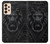 W3619 Lion noir gothique Etui Coque Housse et Flip Housse Cuir pour Samsung Galaxy A33 5G