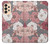 W3716 Motif floral rose Etui Coque Housse et Flip Housse Cuir pour Samsung Galaxy A33 5G