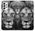 W3372 Lion Visage Etui Coque Housse et Flip Housse Cuir pour Samsung Galaxy A73 5G