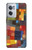 W3341 Paul Klee Raumarchitekturen Etui Coque Housse et Flip Housse Cuir pour OnePlus Nord CE 2 5G