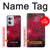 W3368 Zodiaque Rouge Galaxie Etui Coque Housse et Flip Housse Cuir pour OnePlus Nord CE 2 5G