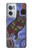 W3387 Platypus Art aborigène d'Australie Etui Coque Housse et Flip Housse Cuir pour OnePlus Nord CE 2 5G