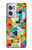 W3391 Art abstrait carreaux de mosaïque graphique Etui Coque Housse et Flip Housse Cuir pour OnePlus Nord CE 2 5G