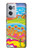 W3407 hippie Art Etui Coque Housse et Flip Housse Cuir pour OnePlus Nord CE 2 5G